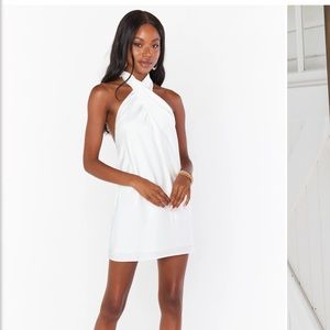 Show Me Your Mumu Jasmine Halter Mini Dress